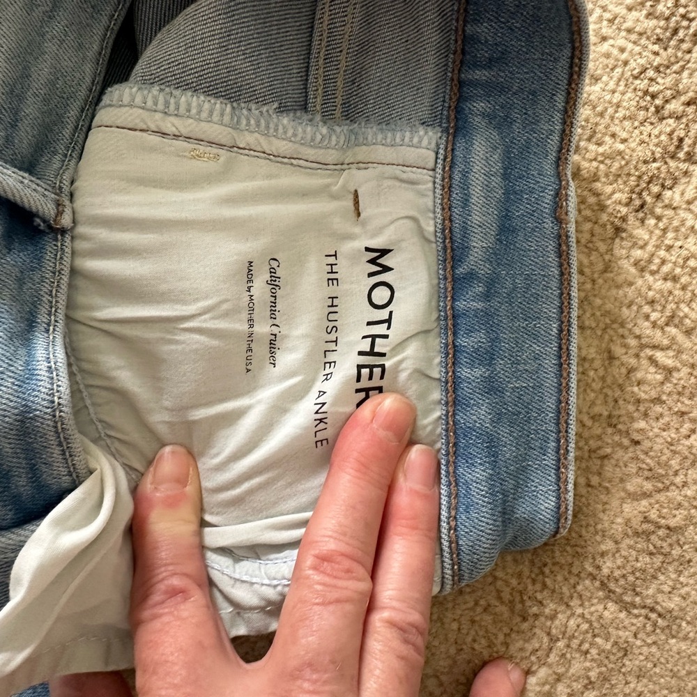 NEW MOTHER DENIM HUSTLER ANKLE JEANS PANTS 29 WOW - Picture 5 of 7